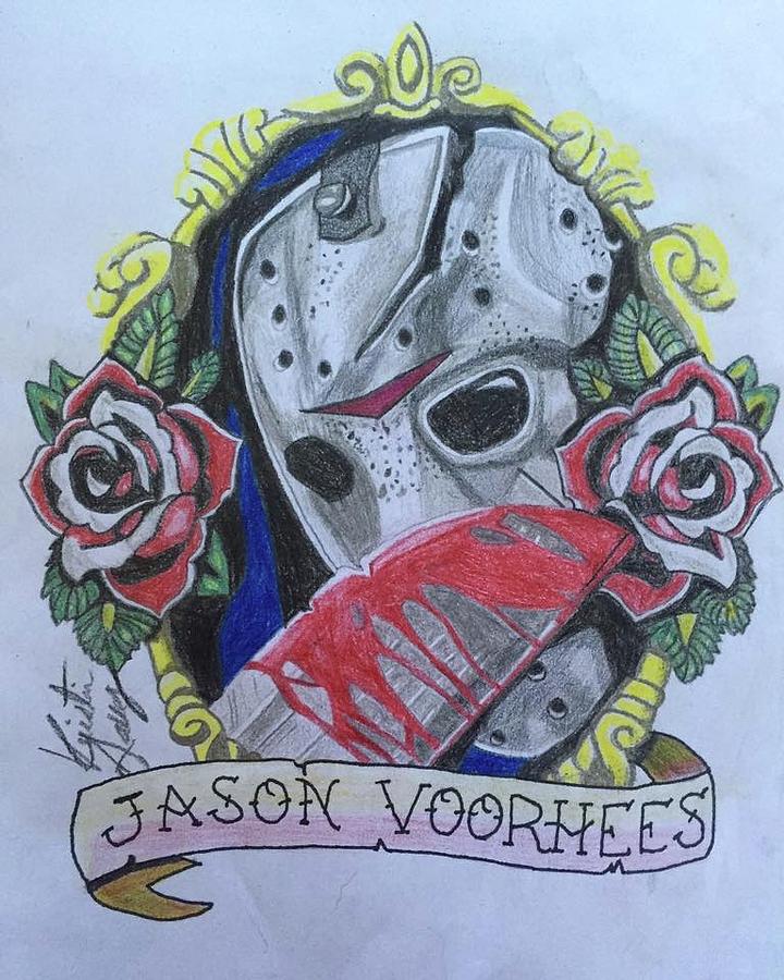 720x900 jason voorhees drawing - Jason Voorhees Drawing