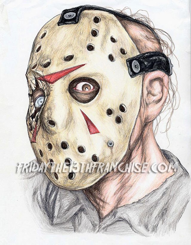 Jason Voorhees Drawing At PaintingValley Com Explore Collection Of Jason Voorhees Drawing