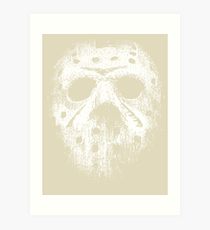 210x230 jason voorhees mask drawing art prints redbubble - Jason Voorhees Mask Drawing
