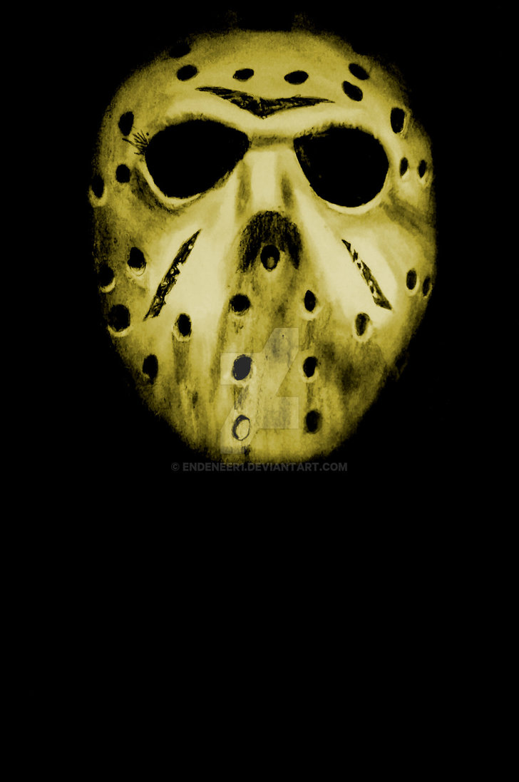 728x1097 jason voorhees drawing - Jason Voorhees Mask Drawing