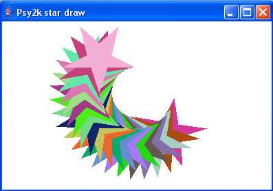 397x277 Simple Tutorials Draw Stars Using Java - Java Drawing