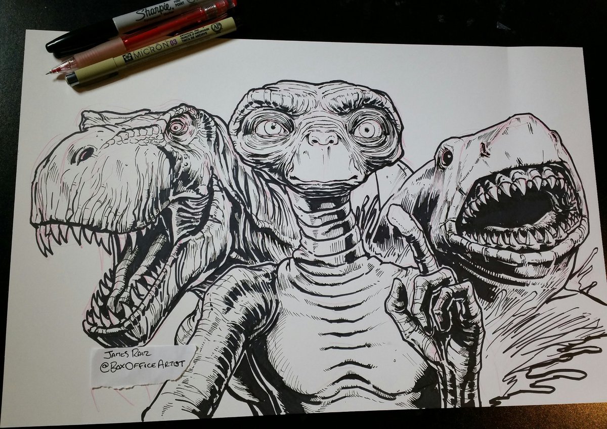 1200x848 james raiz on twitter icymi - Jaws Drawing