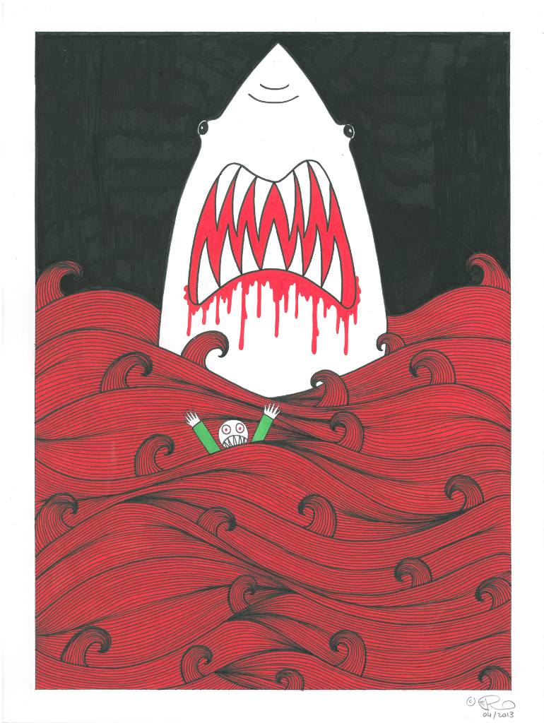 770x1024 jaws drawing - Jaws Drawing