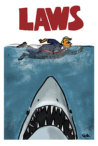 203x300 shark jaws drawings fine art america - Jaws Drawing