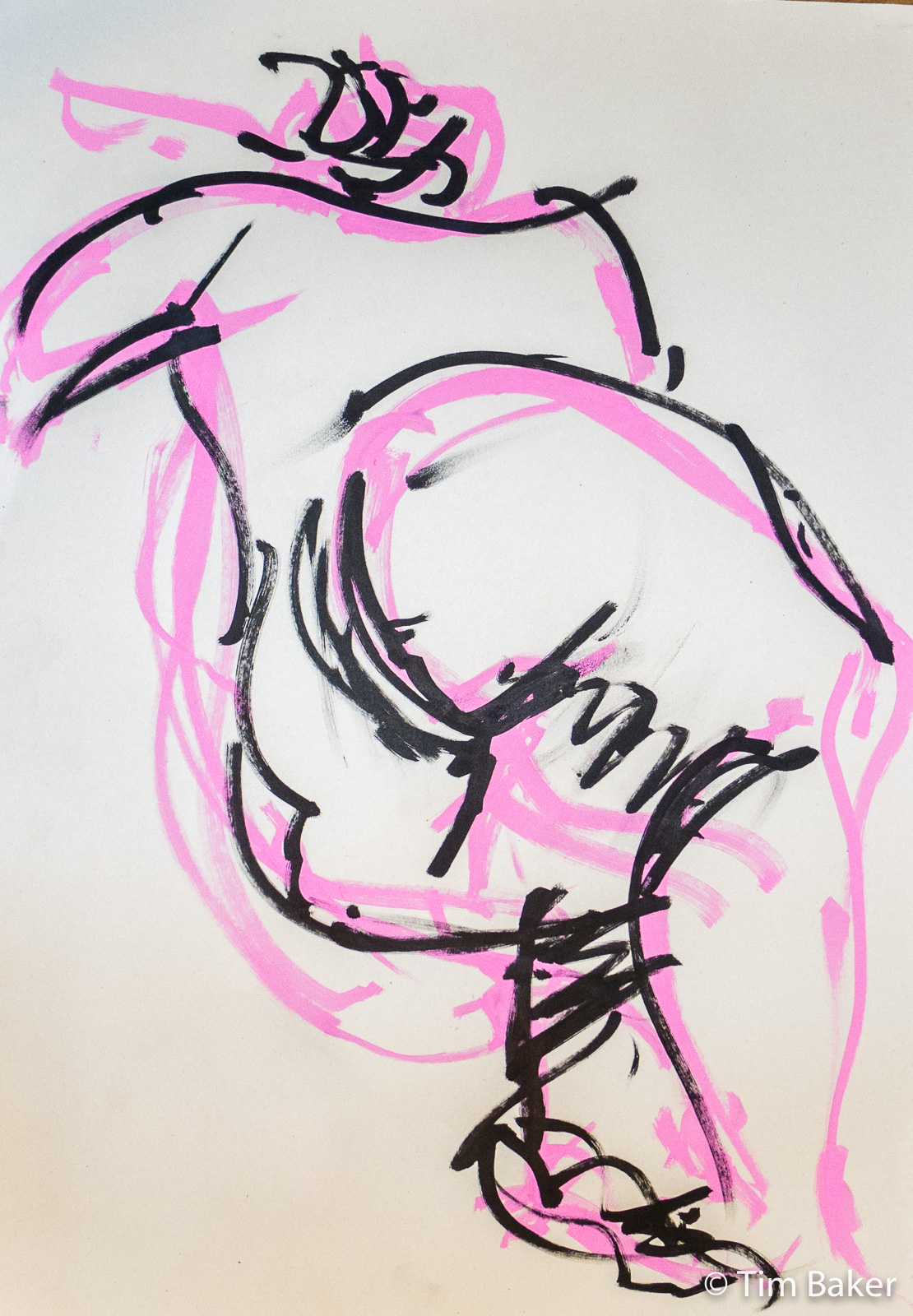 1110x1600 Life Drawing - Jaws Of Life Drawing
