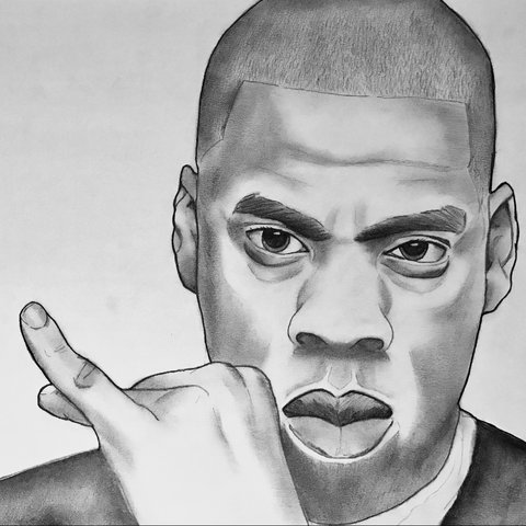480x480 Jay Z Drawing, X Cm - Jay Z Drawing