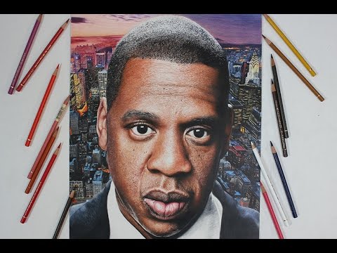 480x360 Drawing Jay Z Photorealism - Jay Z Drawing