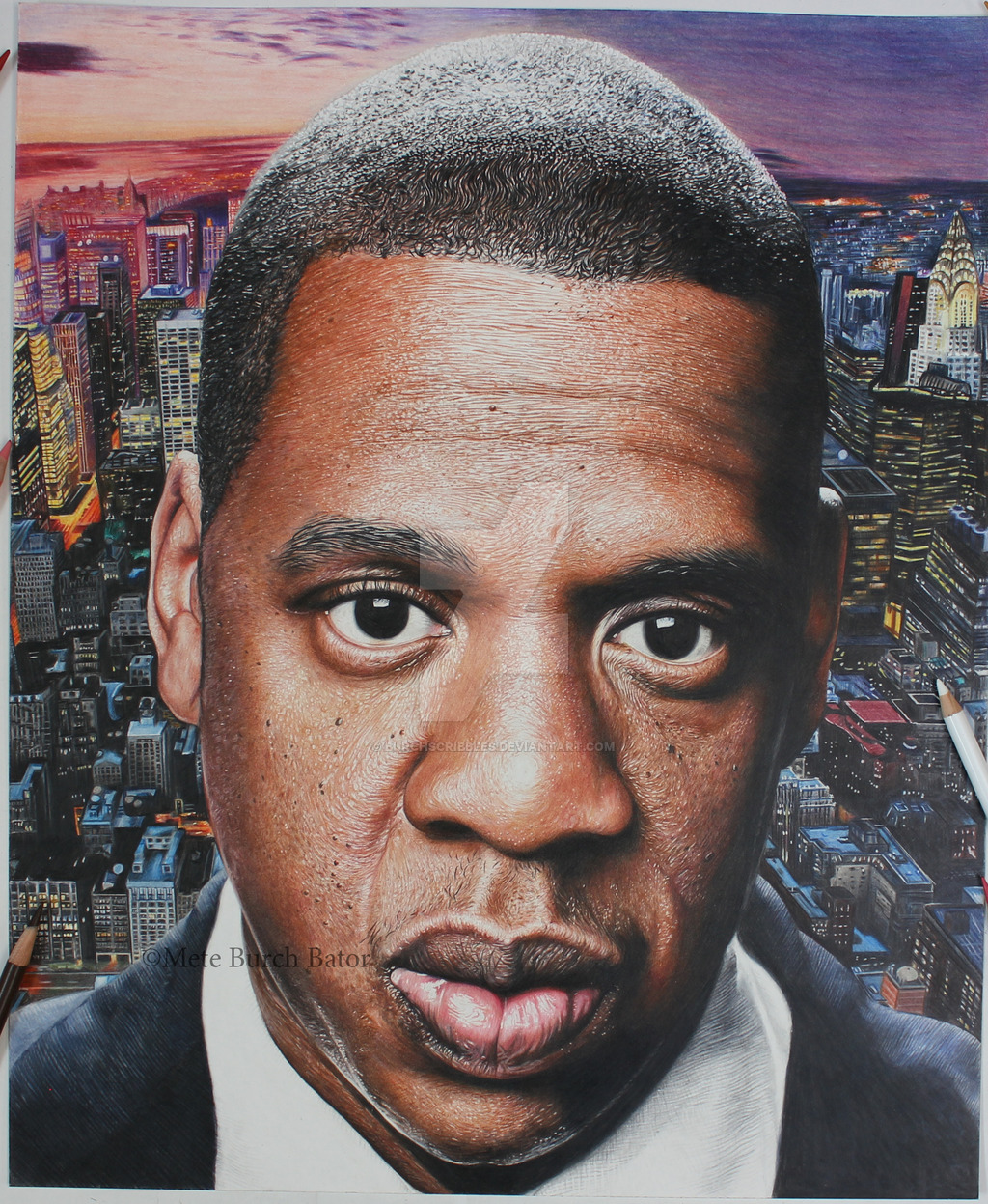 1024x1247 Drawing Of Jay Z, Colored Pencil, X Art - Jay Z Drawing