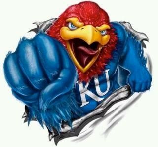 320x298 Super Jayhawk Univ Of Ks Rock, Kansas Jayhawks, Ku Basketball - Jayhawk Drawing