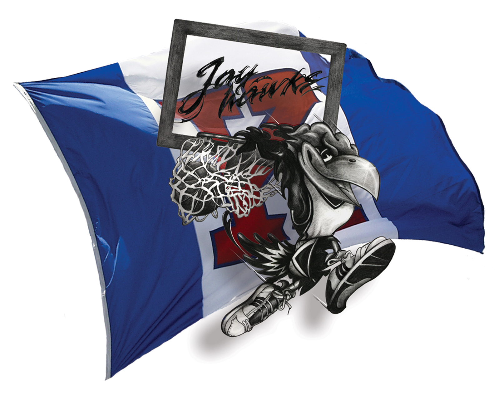 1598x1266 The True Mr Jayhawk Here I Stand - Jayhawk Drawing