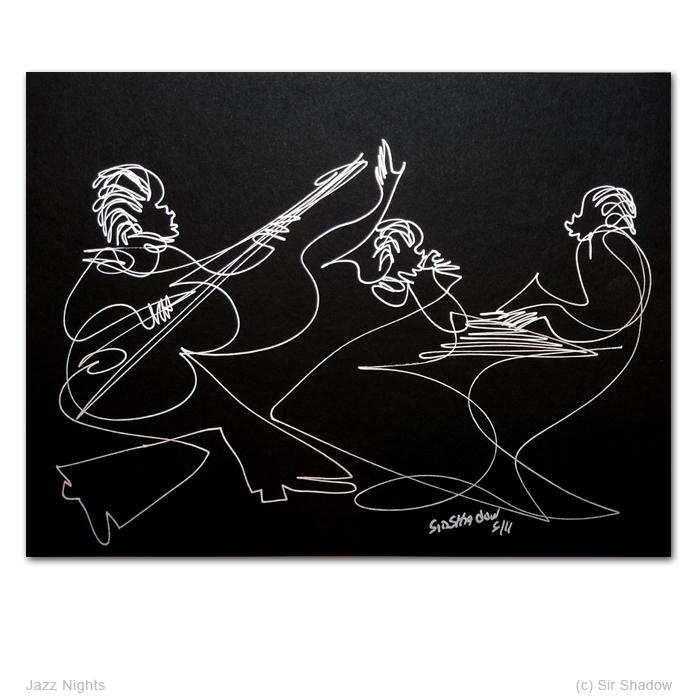 700x700 jazz nights - Jazz Band Drawing