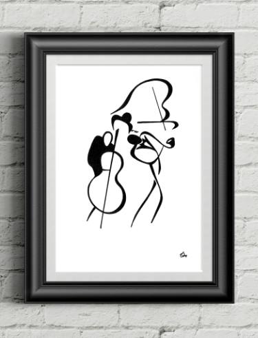 375x491 jazz band drawing - Jazz Band Drawing