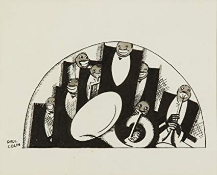 425x343 jazz band - Jazz Band Drawing