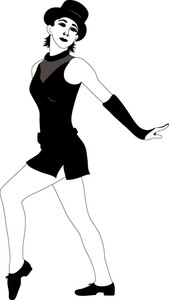 169x300 Jazz Dancer Clipart Silhouette - Jazz Dance Drawing