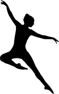 207x327 Jazz Dancer Silhouette Art In Motion - Jazz Dance Drawing