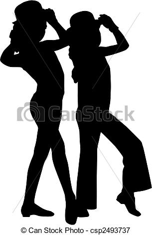 305x470 Silhouette Jazz Children - Jazz Dance Drawing