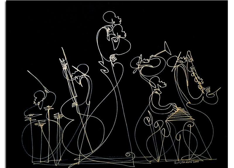 800x576 golden age of jazz drawing archive - Jazz Drawing