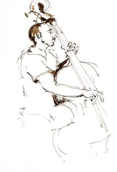 375x549 jazz musicians drawing - Jazz Drawing