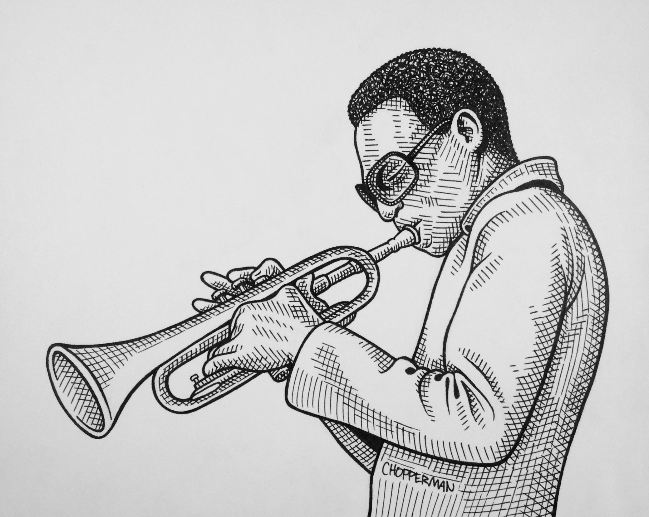 Рисунки джазовых музыкантов