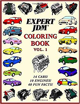 260x335 expert jdm coloring book vol jdm engines - Jdm Car Drawings
