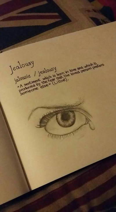 400x728 Jealousy - Jealousy Drawing