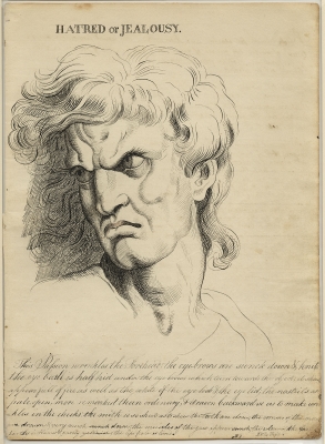 293x400 Hatred And Jealousy, John Vanderlyn Drawing Book - Jealousy Drawing