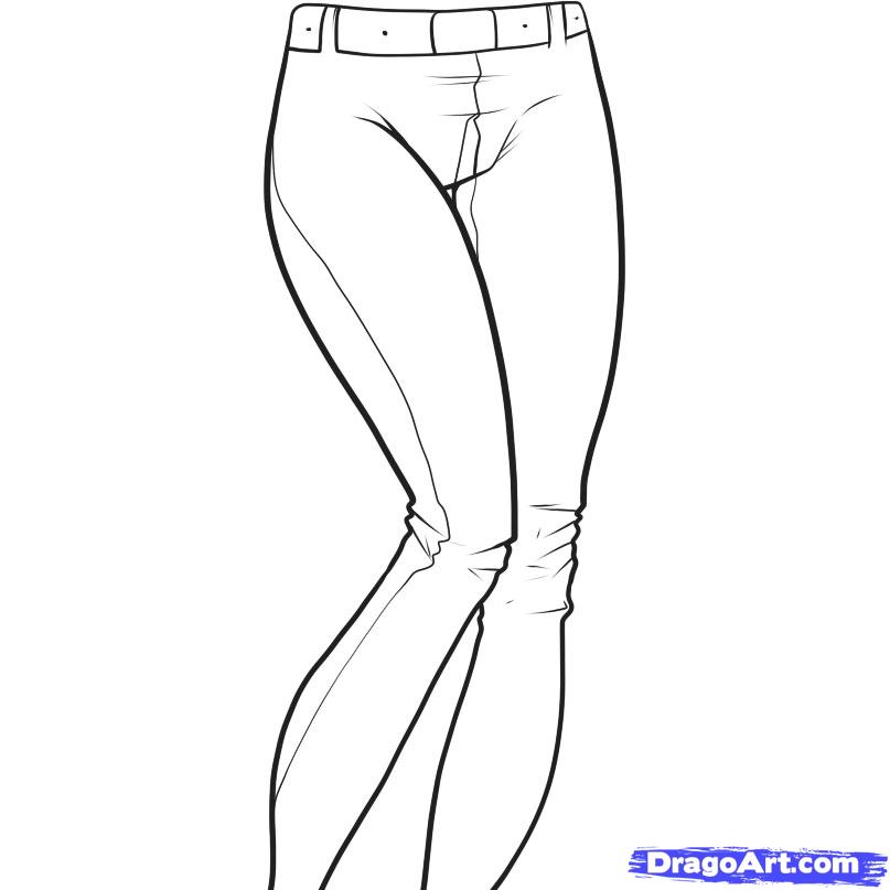 40+ Most Popular Easy Girl Jeans Drawing