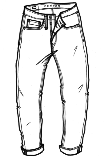 341x512 men jeans - Jeans Drawing