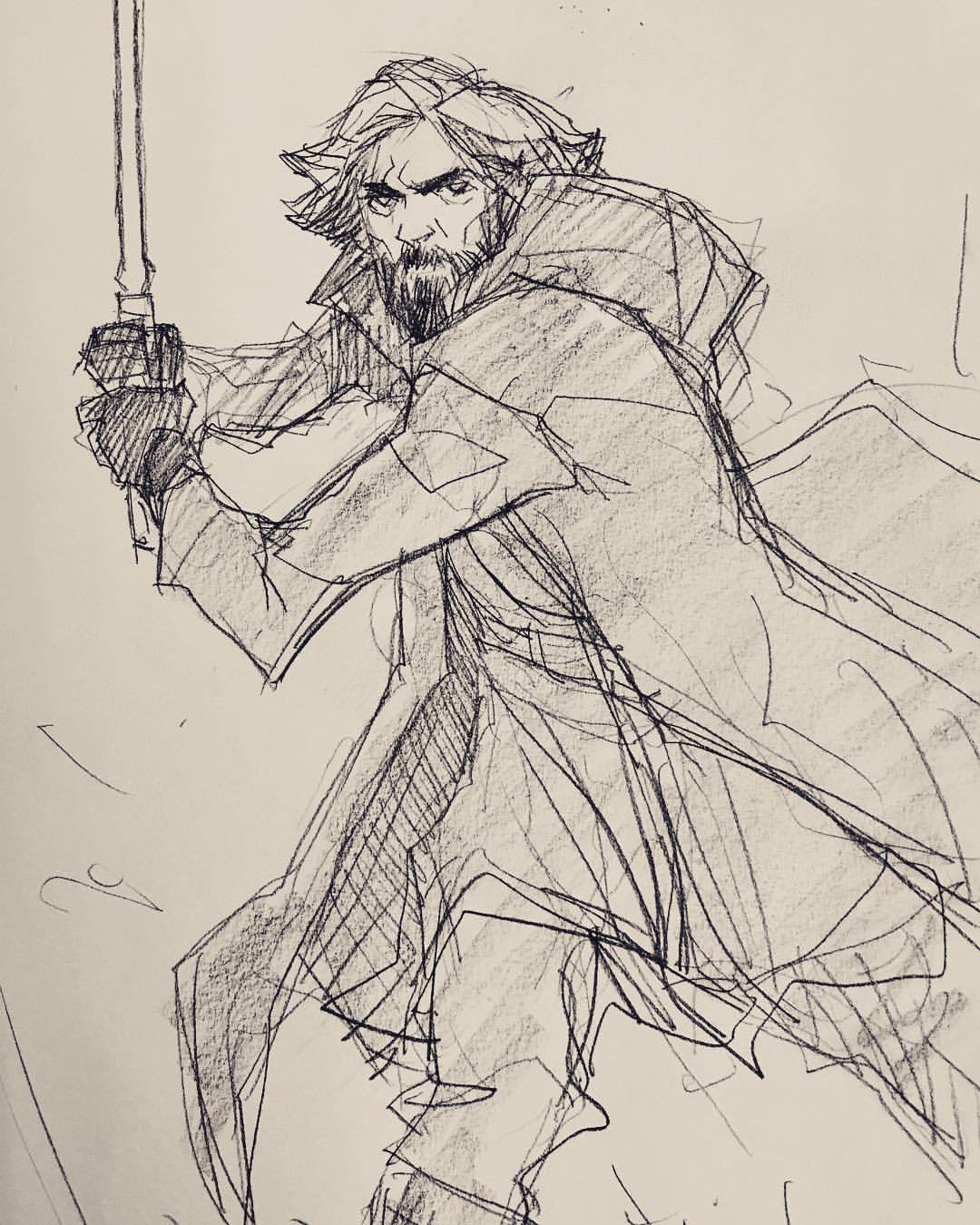 1080x1350 Jose Lopez Desoluz Inc The Last Jedi!!!!!! - Jedi Drawing