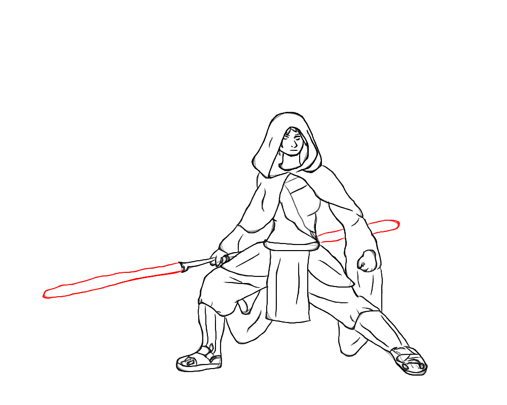 1000x800 Collection Of Free Jedi Drawing Download On Ui Ex - Jedi Drawing