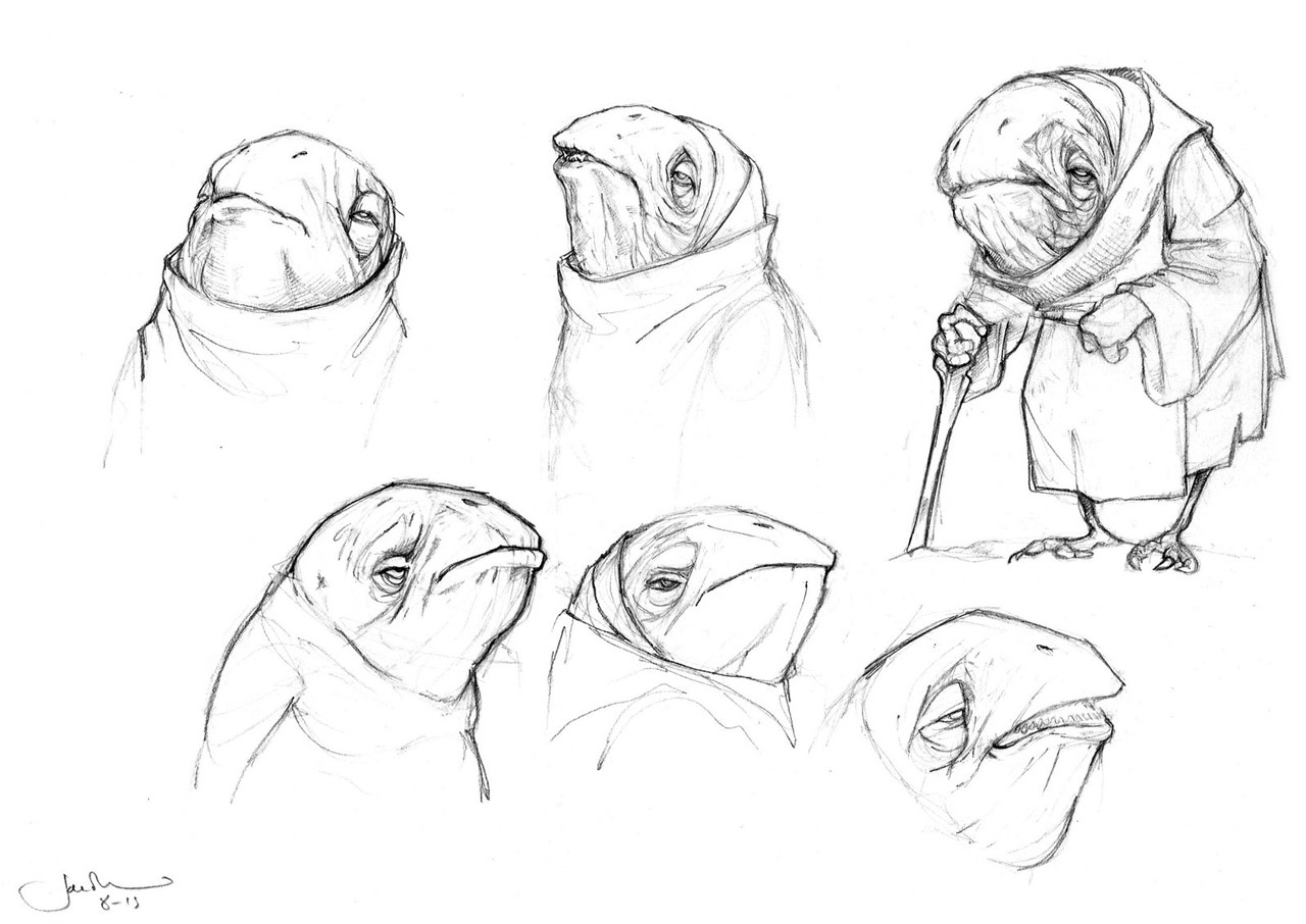 1280x906 Designing Star Wars The Last Jedi, Part Creating - Jedi Drawing