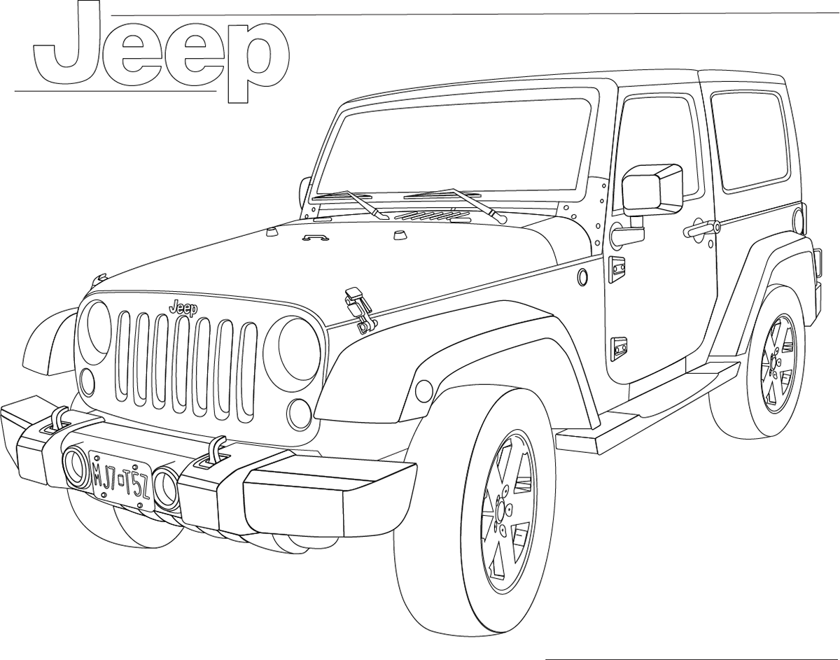 25 Best Looking For Jeep Drawing Pictures What Ieight Today