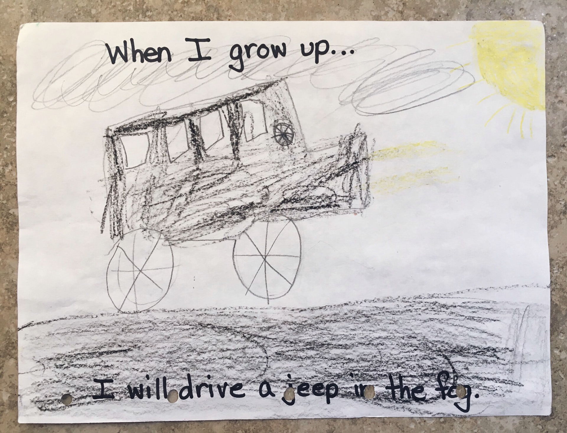 1920x1466 Art - Jeep Drawing