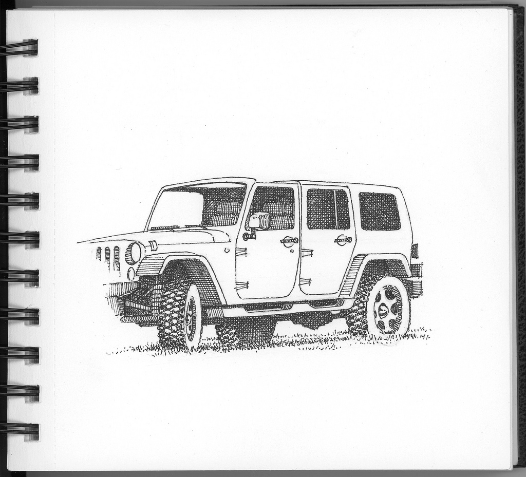 1024x929 drawing lessons from july's jeep hack techcrunch - Jeep Drawing