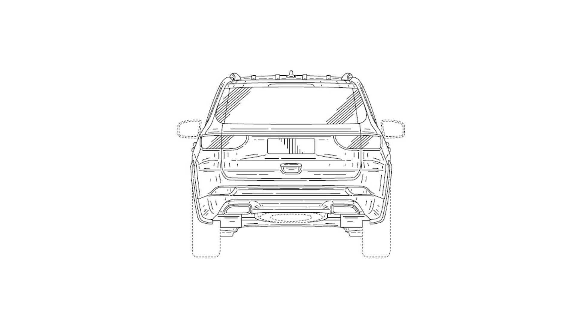 1920x1080 row jeep suv revealed in patent drawings - Jeep Line Drawing