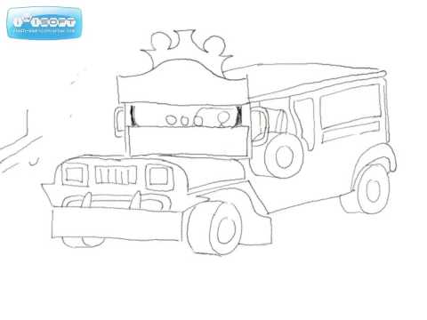 Download Jeepney Drawing For Kids - Free Download Vector PSD and ...