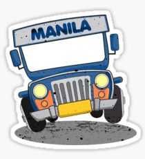 210x230 Jeepney Stickers Redbubble - Jeepney Drawing