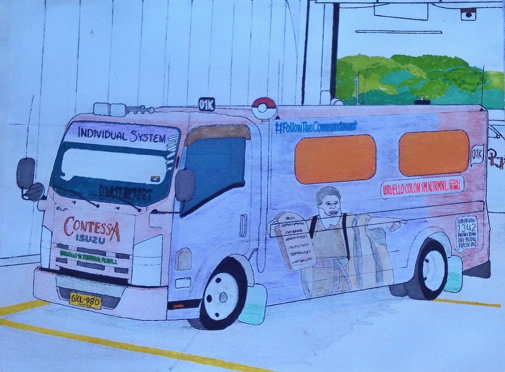 1024x755 The World's Best Photos Of Isuzuelf And Jeepney - Jeepney Drawing