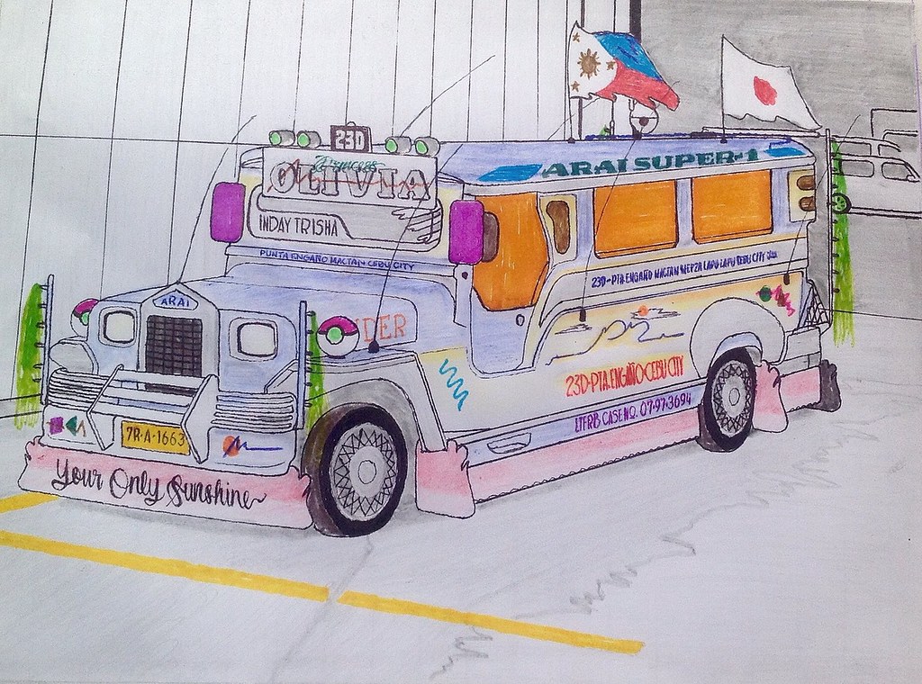 1024x760 The World's Most Recently Posted Photos Of Drawing And Philippines - Jeepney Drawing