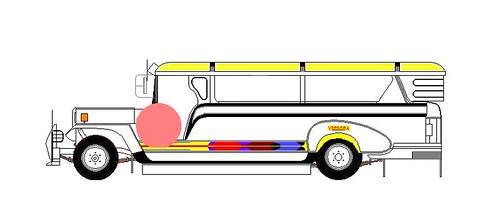 500x224 Vergara Motors Jeepney - Jeepney Drawing