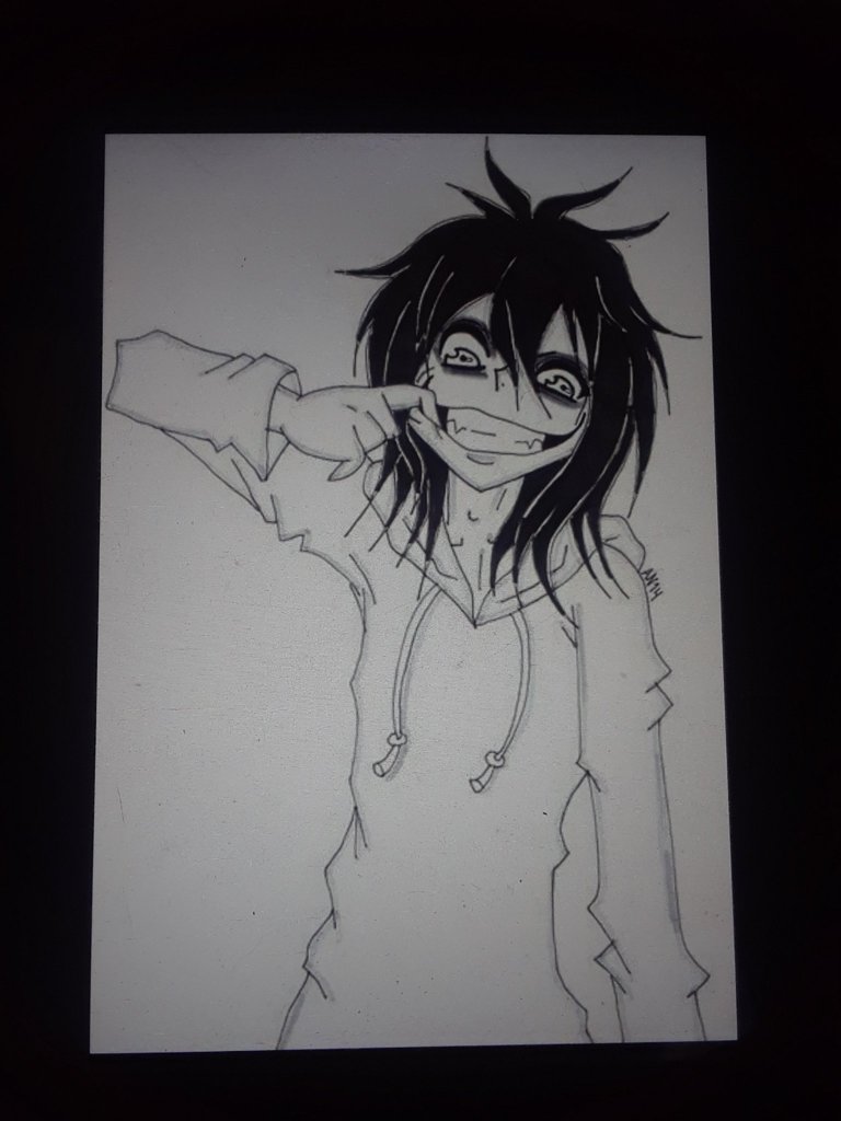 768x1024 Jeff The Killer Drawing Emo Amino - Jeff Drawing