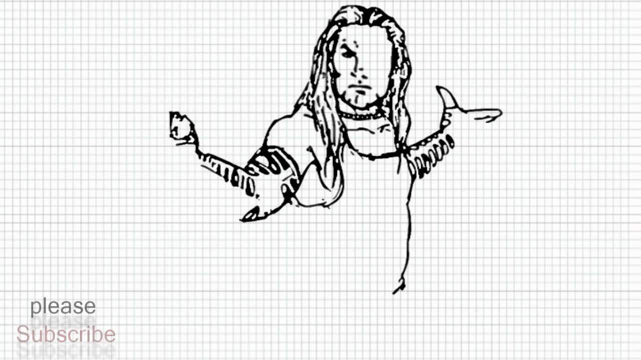 1280x720 Jeff Hardy - Jeff Hardy Drawing
