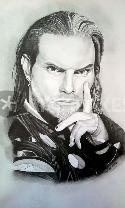 480x800 Jeff Hardy Drawing Art Prints And Posters - Jeff Hardy Drawing