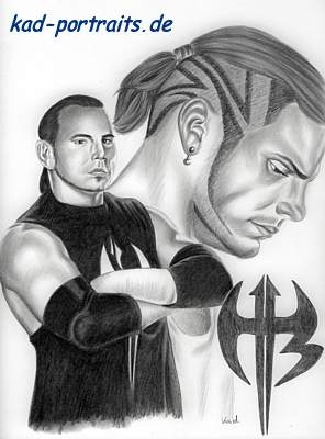 296x400 Portrait Of Matt Hardy, Jeff Hardy - Jeff Hardy Drawing