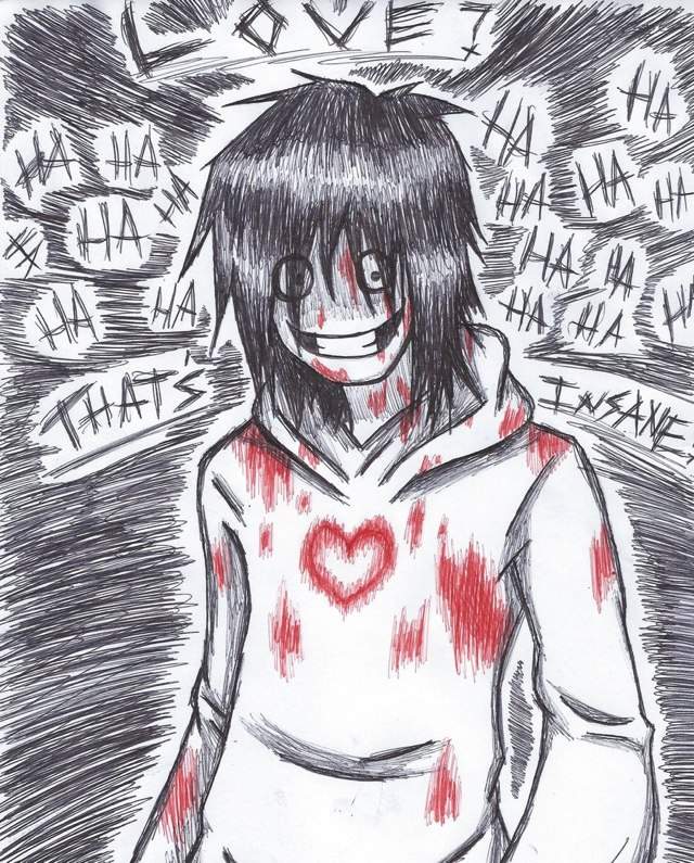 640x795 drawn jeff the killer anime - Jeff The Killer Drawing Cute