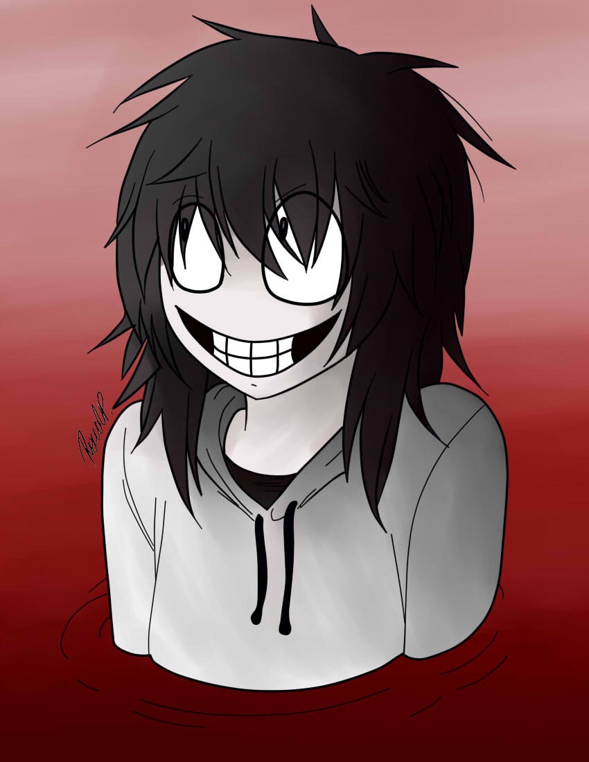 850x1100 How To Draw Jeff The Killer Cute Version - Jeff The Killer D...
