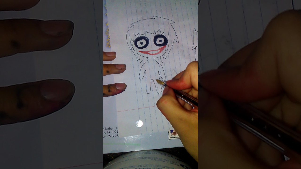 1280x720 How To Draw A Cute Jeff The Killer Creepypasta - Jeff The Killer Drawing Cute