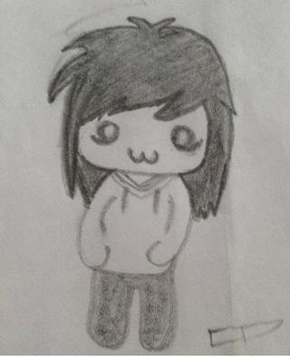 320x392 chibi jeff the killer he actually looks cute as a chibi, who - Jeff The Killer Drawing Cute