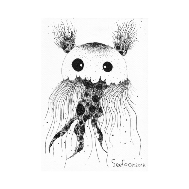 630x630 Jellyfish Drawing - Jellyfish Drawing