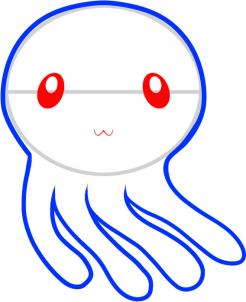 246x302 How To Draw How To Draw A Jellyfish For Kids - Jellyfish Drawing For Kids